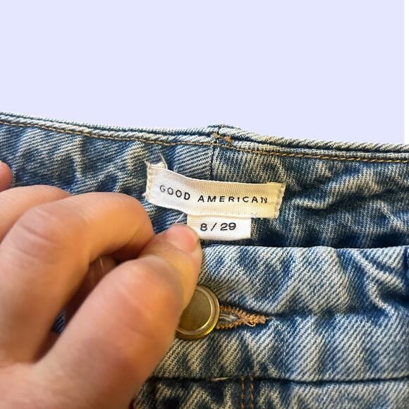 Good American Good Girlfriend Jeans Distressed High Waist 8/29 - Picture 5 of 8